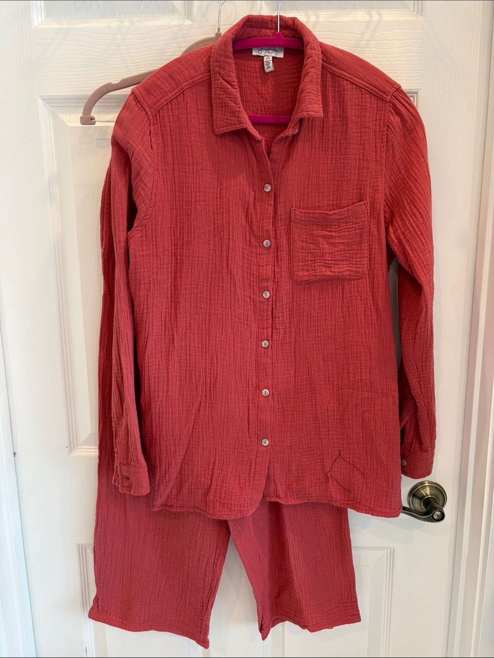 Jessica Simpson Cotton Gauze Two-Piece